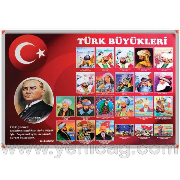 Türk Büyükleri 70X100 Cm