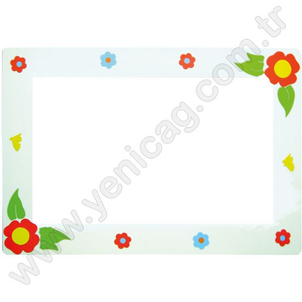 Flower Figured Writing Board 100x135 Cm