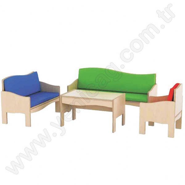 Wooden Sofa Set