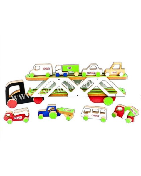 Ahşap Araçlar Taşıyan Tır