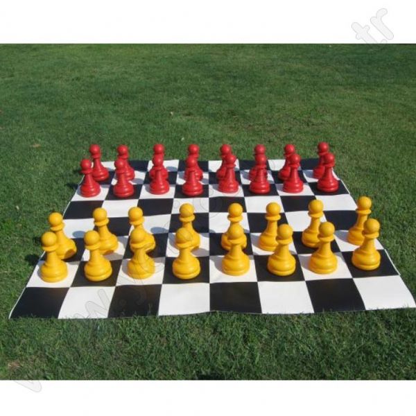 Garden Checkers Set 30 Cm